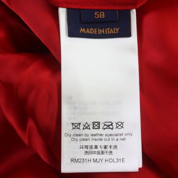 Louis Vuitton Yayoi Kusama 23SS Hol31e Cowhide Wool Embroidered Varsity Jacket - Picture 10 of 14